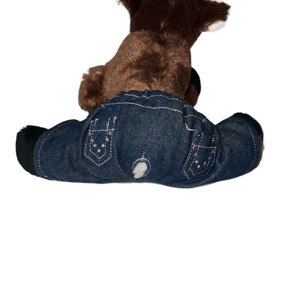 Ganz Webkinz Reindeer No Code with Clothes Stuffed Animal Plush HM137 - Picture 5 of 10